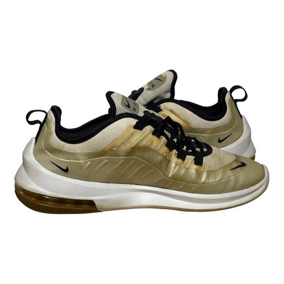 Nike Air Max Axis AA2148-100 White Gold Men's Size 11.5 Running Sneakers - Picture 7 of 8